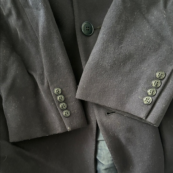 Mr Harry Couture Tailored in England Pure New Wool Trench Coat - Picture 13 of 16